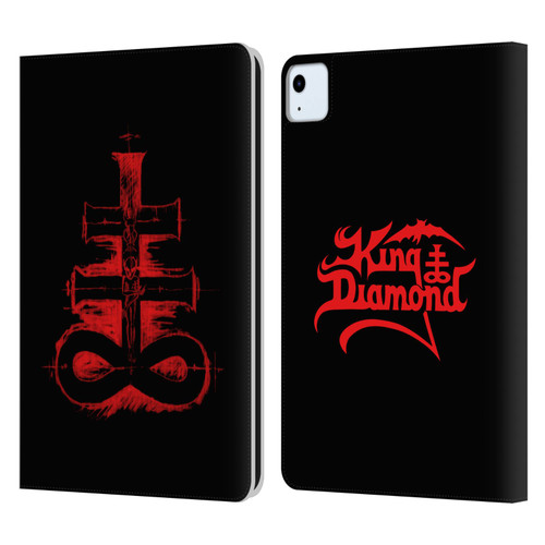 King Diamond Poster Fatal Portrait Leather Book Wallet Case Cover For Apple iPad Air 2020 / 2022