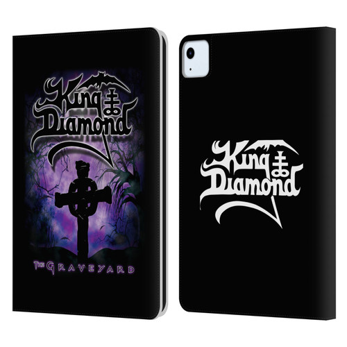 King Diamond Poster Graveyard Album Leather Book Wallet Case Cover For Apple iPad Air 2020 / 2022