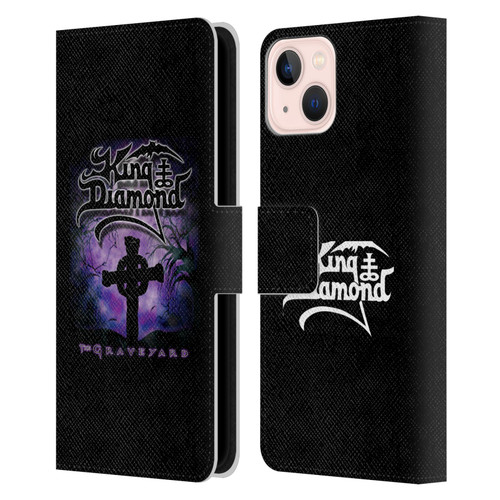 King Diamond Poster Graveyard Album Leather Book Wallet Case Cover For Apple iPhone 13