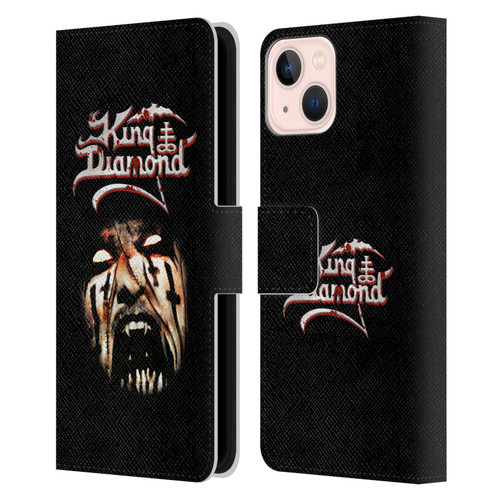 King Diamond Poster Puppet Master Face Leather Book Wallet Case Cover For Apple iPhone 13