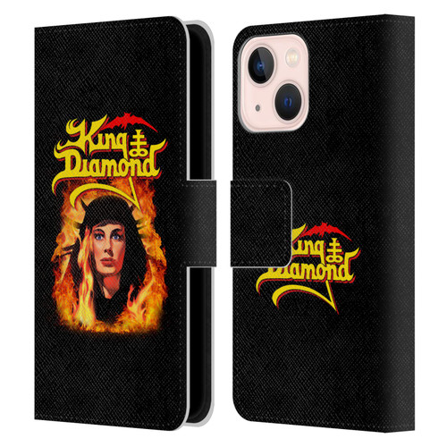 King Diamond Poster Fatal Portrait 2 Leather Book Wallet Case Cover For Apple iPhone 13 Mini