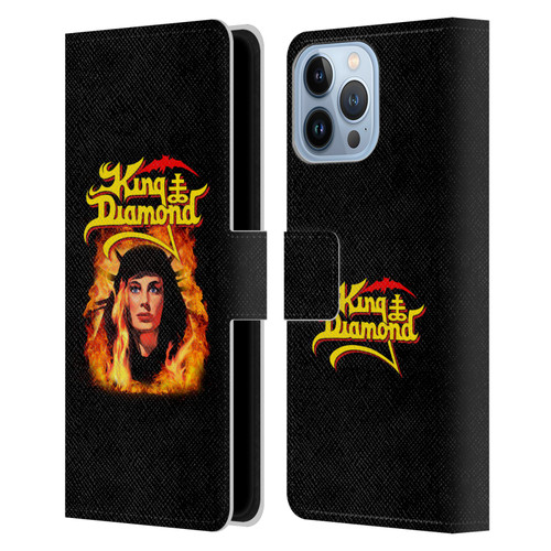 King Diamond Poster Fatal Portrait 2 Leather Book Wallet Case Cover For Apple iPhone 13 Pro Max