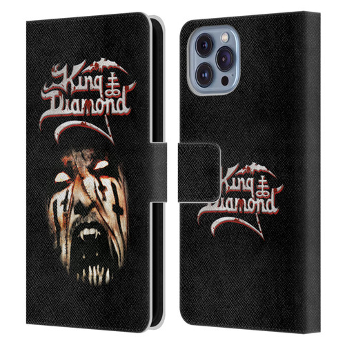 King Diamond Poster Puppet Master Face Leather Book Wallet Case Cover For Apple iPhone 14