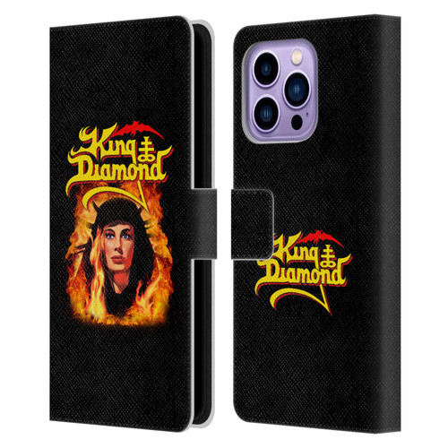 King Diamond Poster Fatal Portrait 2 Leather Book Wallet Case Cover For Apple iPhone 14 Pro Max
