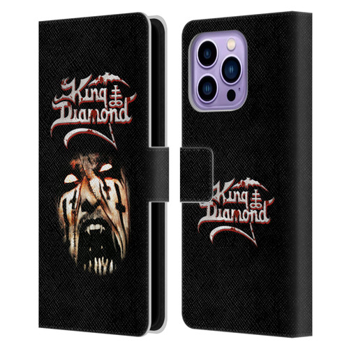 King Diamond Poster Puppet Master Face Leather Book Wallet Case Cover For Apple iPhone 14 Pro Max