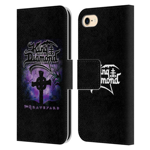 King Diamond Poster Graveyard Album Leather Book Wallet Case Cover For Apple iPhone 7 / 8 / SE 2020 & 2022