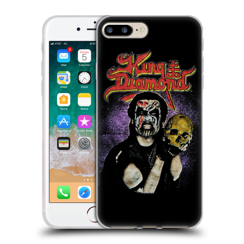 King Diamond Poster Conspiracy Tour 1989 Soft Gel Case for Apple iPhone 7 Plus / iPhone 8 Plus