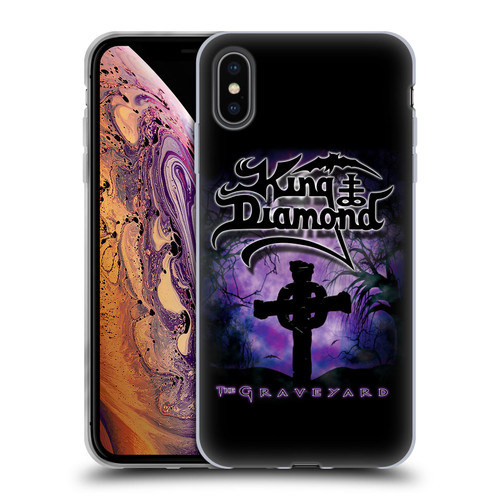 King Diamond Poster Graveyard Album Soft Gel Case for Apple iPhone XS Max