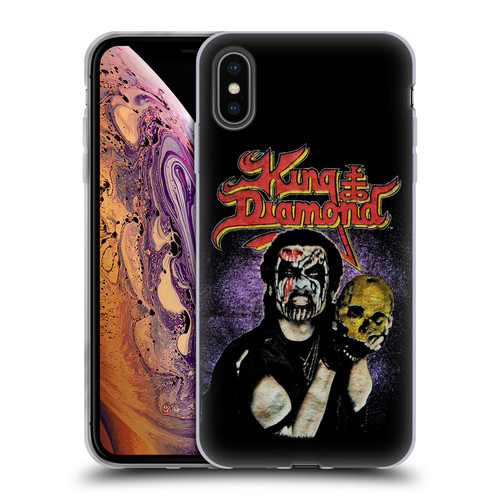 King Diamond Poster Conspiracy Tour 1989 Soft Gel Case for Apple iPhone XS Max
