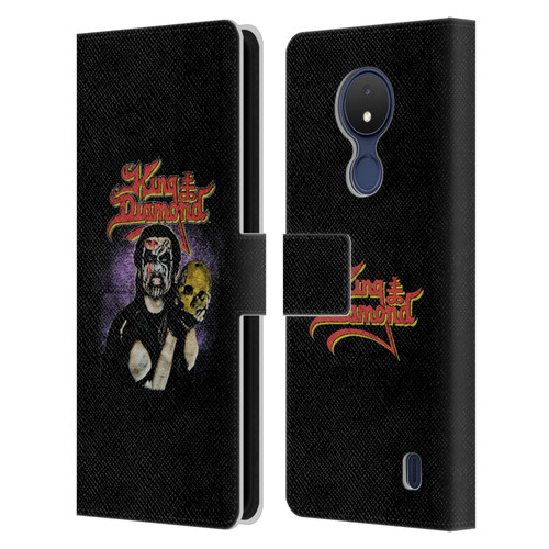 King Diamond Poster Conspiracy Tour 1989 Leather Book Wallet Case Cover For Nokia C21