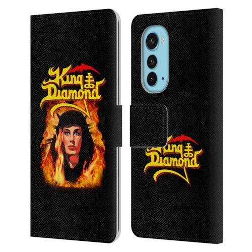 King Diamond Poster Fatal Portrait 2 Leather Book Wallet Case Cover For Motorola Edge (2022)