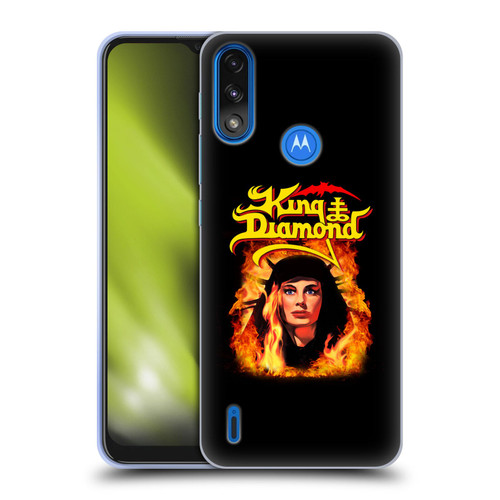King Diamond Poster Fatal Portrait 2 Soft Gel Case for Motorola Moto E7 Power / Moto E7i Power