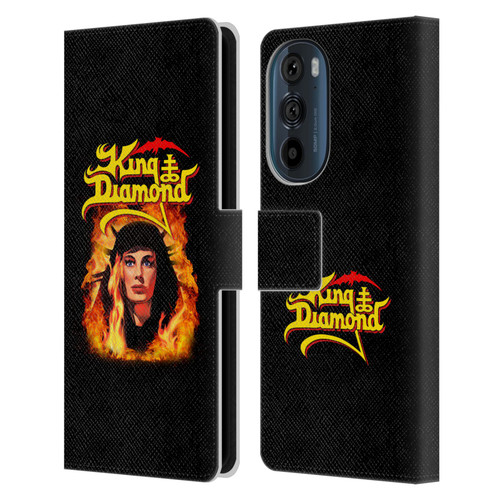King Diamond Poster Fatal Portrait 2 Leather Book Wallet Case Cover For Motorola Edge 30