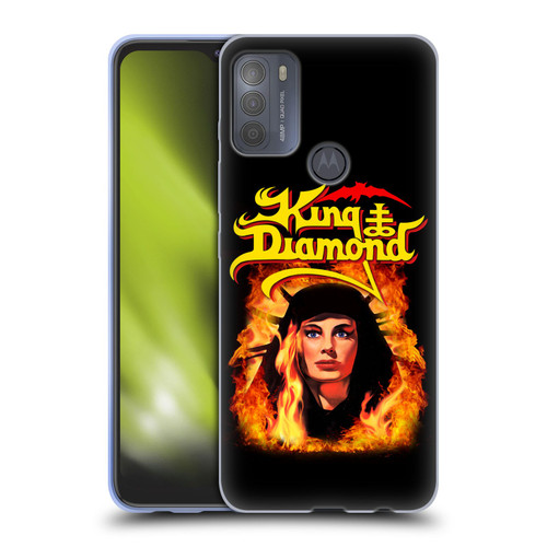 King Diamond Poster Fatal Portrait 2 Soft Gel Case for Motorola Moto G50