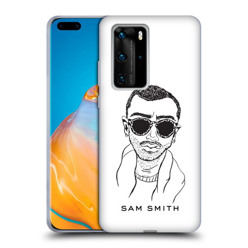 Sam Smith Art Illustration Soft Gel Case for Huawei P40 Pro / P40 Pro Plus 5G