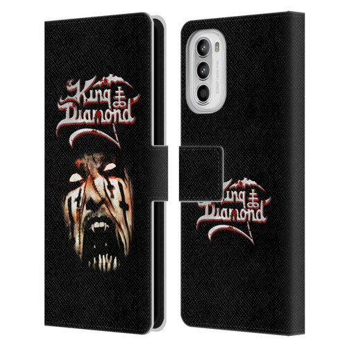 King Diamond Poster Puppet Master Face Leather Book Wallet Case Cover For Motorola Moto G52