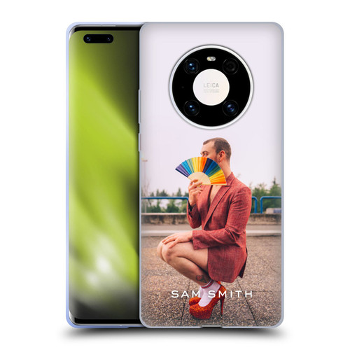 Sam Smith Art Rainbow Fan Soft Gel Case for Huawei Mate 40 Pro 5G