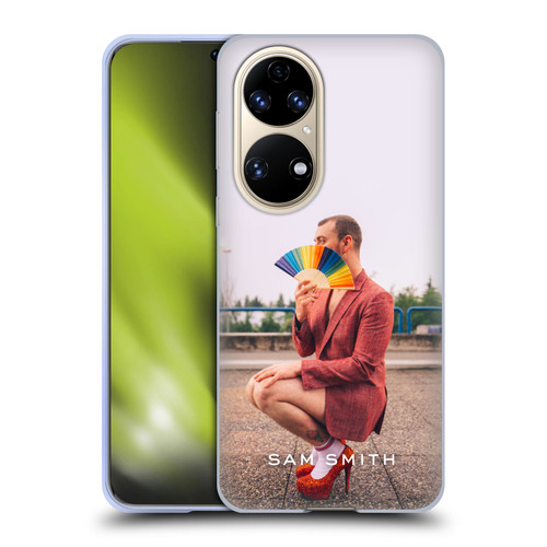 Sam Smith Art Rainbow Fan Soft Gel Case for Huawei P50