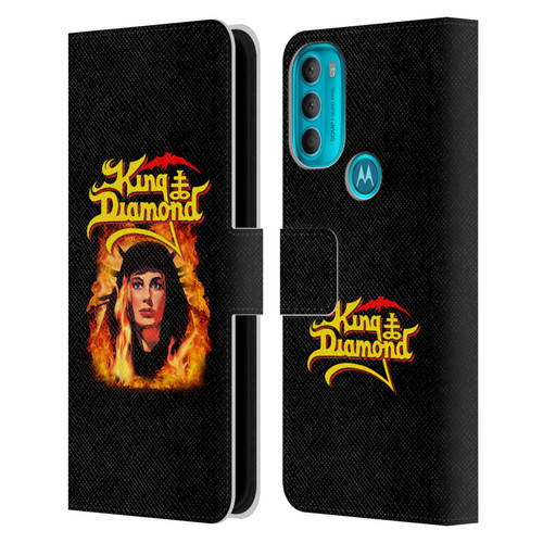 King Diamond Poster Fatal Portrait 2 Leather Book Wallet Case Cover For Motorola Moto G71 5G