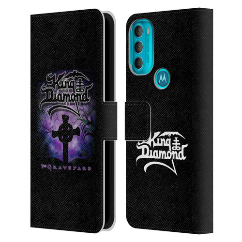 King Diamond Poster Graveyard Album Leather Book Wallet Case Cover For Motorola Moto G71 5G