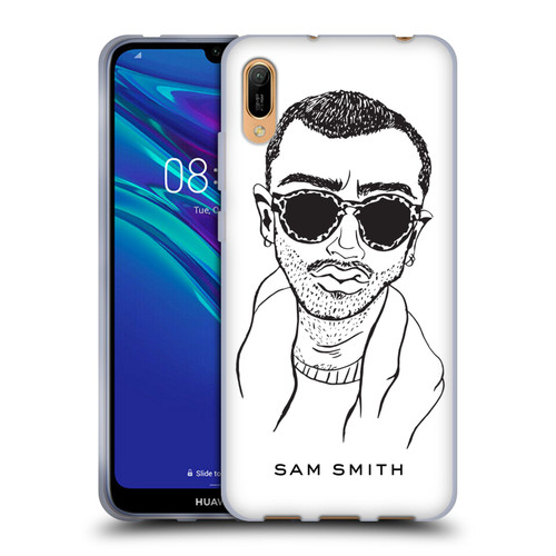 Sam Smith Art Illustration Soft Gel Case for Huawei Y6 Pro (2019)