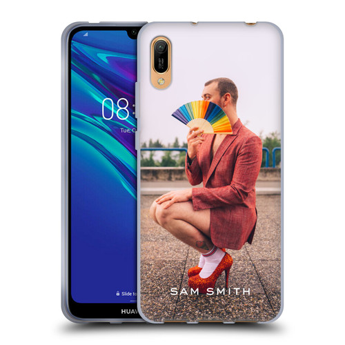 Sam Smith Art Rainbow Fan Soft Gel Case for Huawei Y6 Pro (2019)