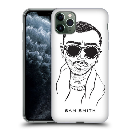 Sam Smith Art Illustration Soft Gel Case for Apple iPhone 11 Pro Max