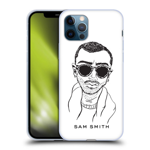 Sam Smith Art Illustration Soft Gel Case for Apple iPhone 12 / iPhone 12 Pro