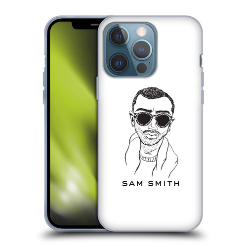 Sam Smith Art Illustration Soft Gel Case for Apple iPhone 13 Pro