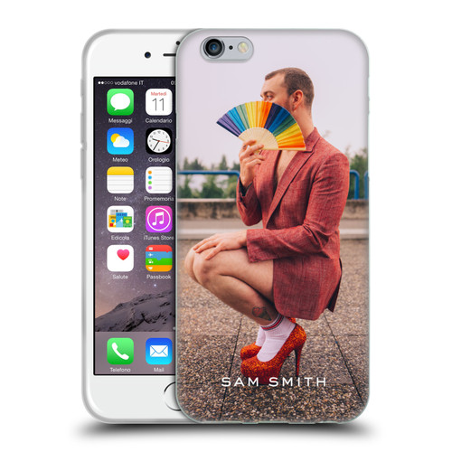 Sam Smith Art Rainbow Fan Soft Gel Case for Apple iPhone 6 / iPhone 6s