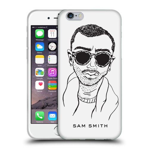 Sam Smith Art Illustration Soft Gel Case for Apple iPhone 6 / iPhone 6s