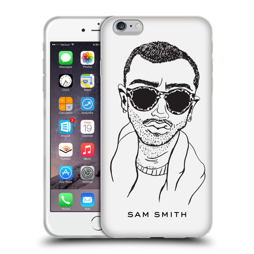Sam Smith Art Illustration Soft Gel Case for Apple iPhone 6 Plus / iPhone 6s Plus