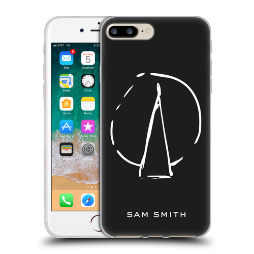 Sam Smith Art Wedge Soft Gel Case for Apple iPhone 7 Plus / iPhone 8 Plus