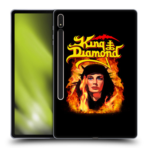 King Diamond Poster Fatal Portrait 2 Soft Gel Case for Samsung Galaxy Tab S8 Plus