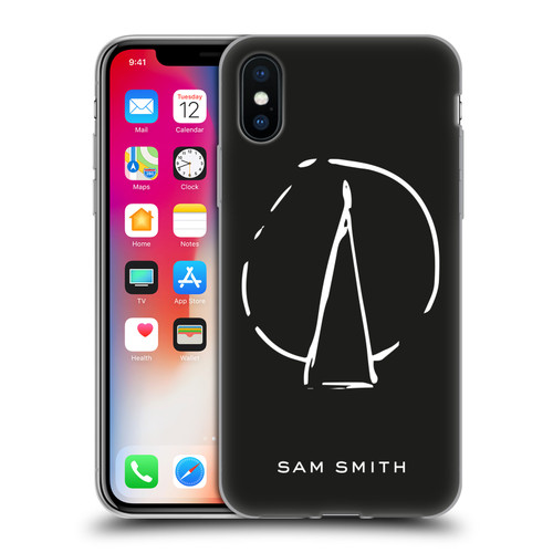 Sam Smith Art Wedge Soft Gel Case for Apple iPhone X / iPhone XS