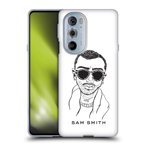 Sam Smith Art Illustration Soft Gel Case for Motorola Edge X30