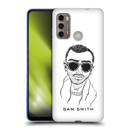 Sam Smith Art Illustration Soft Gel Case for Motorola Moto G60 / Moto G40 Fusion