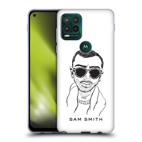 Sam Smith Art Illustration Soft Gel Case for Motorola Moto G Stylus 5G 2021
