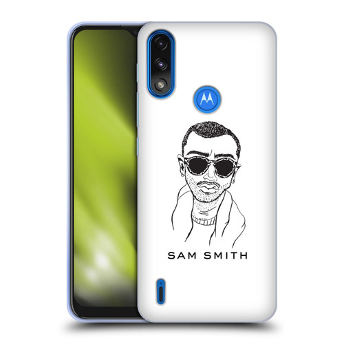 Sam Smith Art Illustration Soft Gel Case for Motorola Moto E7 Power / Moto E7i Power