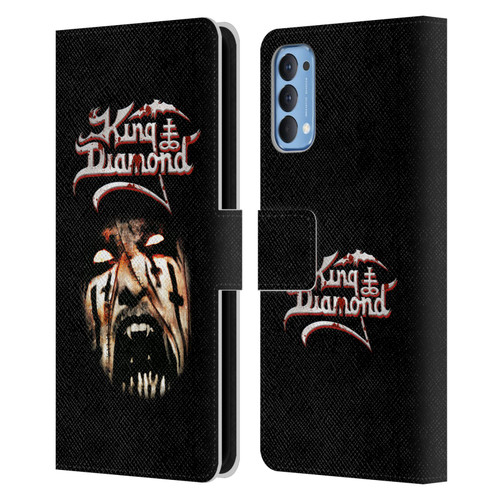 King Diamond Poster Puppet Master Face Leather Book Wallet Case Cover For OPPO Reno 4 5G