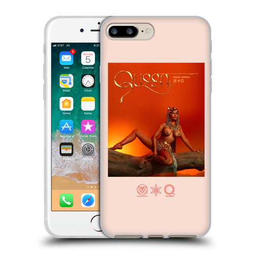 Nicki Minaj Album Queen Soft Gel Case for Apple iPhone 7 Plus / iPhone 8 Plus