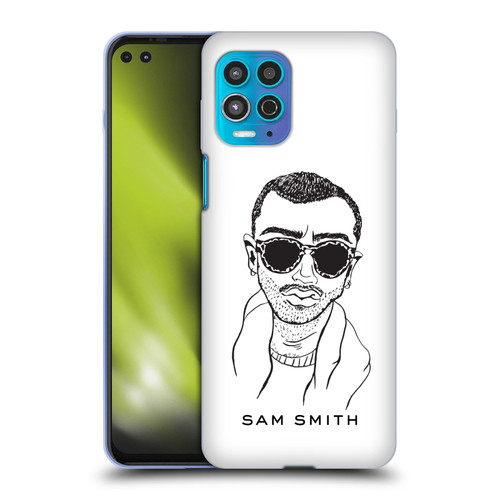 Sam Smith Art Illustration Soft Gel Case for Motorola Moto G100