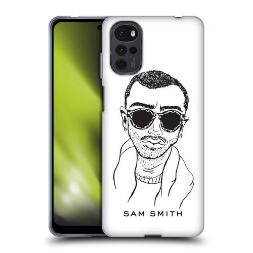 Sam Smith Art Illustration Soft Gel Case for Motorola Moto G22