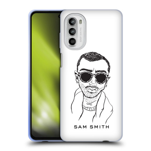 Sam Smith Art Illustration Soft Gel Case for Motorola Moto G52