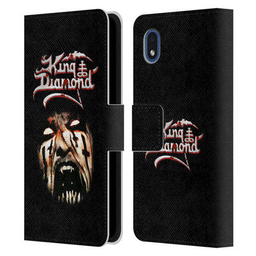King Diamond Poster Puppet Master Face Leather Book Wallet Case Cover For Samsung Galaxy A01 Core (2020)