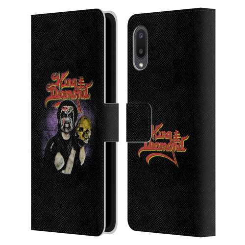 King Diamond Poster Conspiracy Tour 1989 Leather Book Wallet Case Cover For Samsung Galaxy A02/M02 (2021)