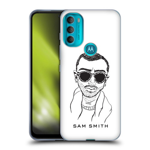 Sam Smith Art Illustration Soft Gel Case for Motorola Moto G71 5G
