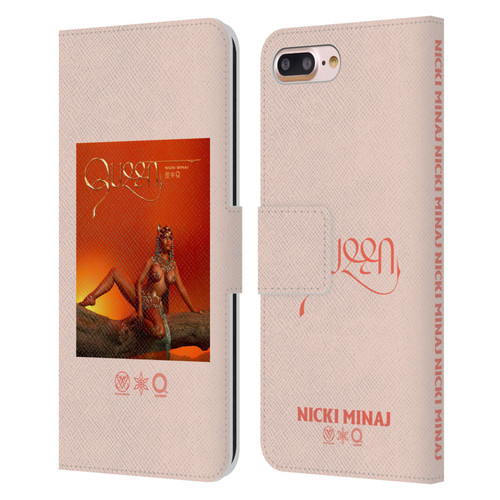 Nicki Minaj Album Queen Leather Book Wallet Case Cover For Apple iPhone 7 Plus / iPhone 8 Plus