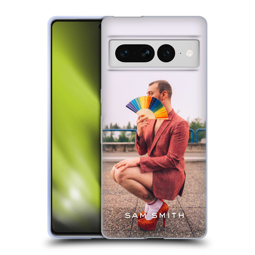 Sam Smith Art Rainbow Fan Soft Gel Case for Google Pixel 7 Pro