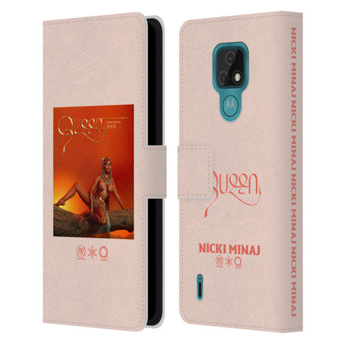 Nicki Minaj Album Queen Leather Book Wallet Case Cover For Motorola Moto E7